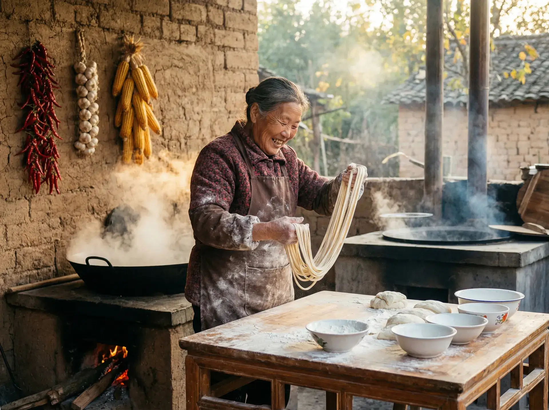 农家大嫂手擀面 - 啊灬啊别停灬用力啊在线观看视频 乡村美食